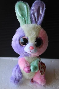 Ty Beanie Boos Flor Conejo de Pascua Conejo 6" Peluche Animal con ETIQUETAS NUEVO - Imagen 1 de 5