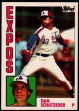 1984 Topps Tiffany #57 Dan Schatzeder NM+++ Expos