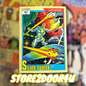 1991 MARVEL UNIVERSE Series II BASE CARD #45 SILVER SURFER - Bild 1 von 2