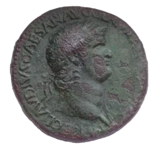 Nero. AD 54-68. Æ Sesterzio. Roma come nuova. 23,97 g / 32,5 mm 1867 - Foto 1 di 5