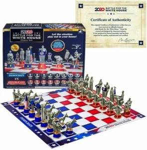 Battle For The WHITE HOUSE Chess Set 2020 Limited Collector's Edition #BWLS3 - Picture 1 of 4