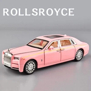 1:32 Rolls-Royce Phantom Diecast Model Car Toy Collection Light Sound Kids Gift - Picture 1 of 16