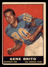 1961 Topps Football #1 - #198 - Complete your set - Pick your card