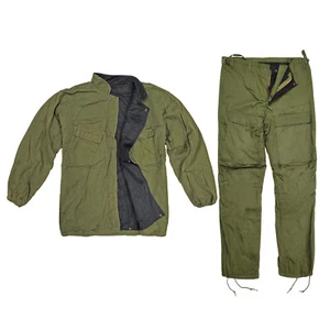 Army Jacket Original US NBC Training Protection Set Lined Coat Trouser Olive - Picture 1 of 20