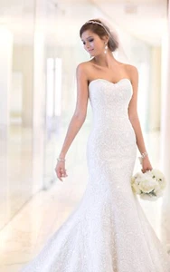 Essense Of Australia Wedding Dress Style 1637 New Ivory/Oyster Size 12 SALE GOWN - Picture 1 of 12