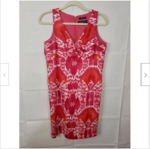 Jones New York Women's Printed Sheath Dress Stretch Career Size 6 - Picture 1 of 6