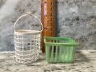 Vintage Dime 5 & 10 Store Plastic Mini Toy Baskets