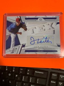 2023 PANINI NATIONAL TREASURES JACK LEITER 42/99 AUTOGRAPH PLAYER WORN COMBO - Picture 1 of 1