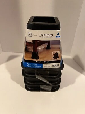 "JUEGO DE 4 ELEVADORES DE CAMA 5,25"" de MAINSTAYS Foto 1 de 4