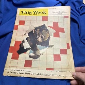 LOS ANGELES TIMES THIS WEEK MAGAZINE SUNDAY INSERT March 10 1963 Women Doctors - Picture 1 of 24