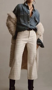 Anthropologie High-Rise Crop Wide-Leg Jeans Pants by Pilcro NWT 28 Tall - Picture 1 of 6