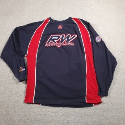 Camisa De Colección Chase Authentics Rusty Wallace Manga Larga Nascar Miller Lite Para Hombres XL Foto 1 de 4
