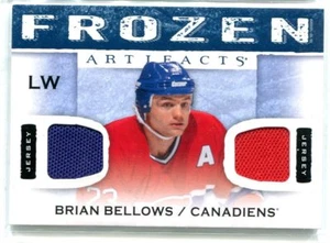 2014-15 UD Frozen Artifacts Brian Bellows DUAL GU JERSEY RELIQUIA CANADIENSES - Imagen 1 de 1