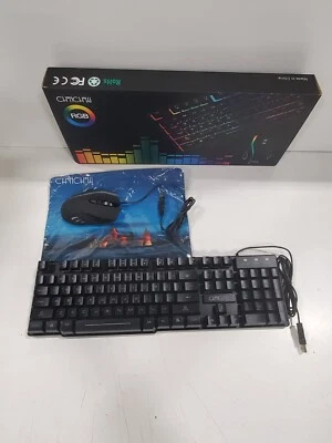 CHONCHOW LED Wired Gaming Keyboard with USB Mouse - Image 1 of 4