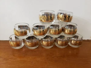 Culver Mid Century Modern Bowle Schale Glas 11er Set, Briard Stil - Bild 1 von 3