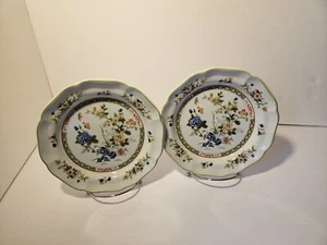 Mikasa Heritage ~ IMARI BOUQUET Floral Salad Dessert Plates 8” F2006 ~ Set Of 2 - Picture 1 of 5
