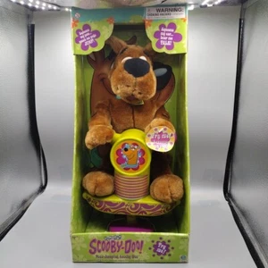 Vintage Scooby Doo Pogo Jumping Talking Plush 2000 Cartoon Network New Rare HTF - Picture 1 of 17