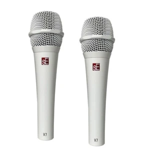 SE ELECTRONICS V7 WHITE Professional SuperCardioid Live Performance Mic Pair - Picture 1 of 3
