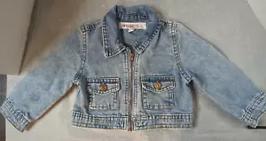 Nannette Giacca Denim Sbiadito Bambina, 18M, Cerniera, Usata - Foto 1 di 10
