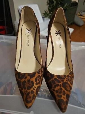 Kardashian Kollection Leopard Print High Heels Pointed Toe Pumps Womens Size 10M - Image 1 of 4