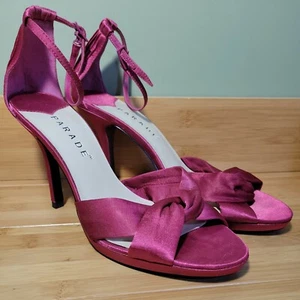 Parade Fushcia Bridal Shoes Size 7.5W US - Picture 1 of 10