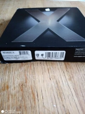 Genuine Apple Mac OS X 10.4 Tiger  Install DVD in Box Complete + Manual ETC - Image 1 of 4