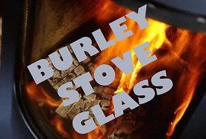 BURLEY STOVE GLASS ENVIRON, AMBIENCE, MEDBOURNE, WAKELEY, FIREBALL SHAPED - Picture 1 of 5