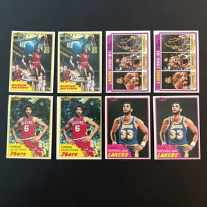 Lot Of 8 1981 Topps Basketball Superstar Cards W/ Sharp Pack Fresh Corners - Picture 1 of 6