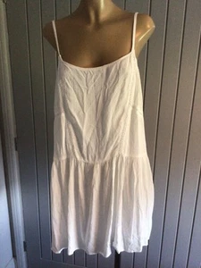 *BNWT* Pull & Bear Ladies Strappy Thigh Length Dress Top UK 14 Lined Sleeveless - Picture 1 of 10
