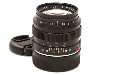 Leica 50mm f1.4 Summilux-M Lens (Black, MFR #11114, CLA 8/27/25 By DAG) #48795 - Image 1 of 4