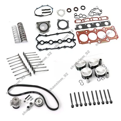 Engine Rebuild Overhaul Kit Pistons Gaskets for VW Golf R Audi S3 TTS 2.0 CDL - Image 1 of 4