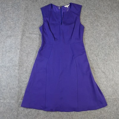 Vestido Rebecca Taylor para mujer 5 nuevo con etiquetas vestido ponte de buceo azul zafiro acampanado Foto 1 de 4