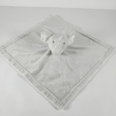 Elephant Security Blanket Baby Essentials 13" Gray Baby Nursery Plush Toy - Image 1 of 4