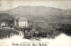 Ak Genève Genf Schweiz, Eisenbahn, elektrische Bahn, Saleve, Zug,... - 4811364 - Bild 1 von 2