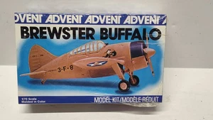 Kit modelo avión de combate Brewster Buffalo 1979 Advent 1:72 sellado - Imagen 1 de 7
