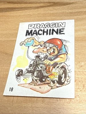 Vintage 1969 Donruss Odd Rods Trading Card #18 Draggin Machine - Image 1 of 2