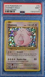 Chansey 70/108 Evolutions Holo Graded Mint - Picture 1 of 2