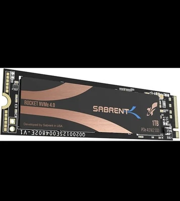 SSD SABRENT Rocket Nvme PCIe 4.0 M.2 2280 máximo rendimiento (5000 MB/s) Foto 1 de 2