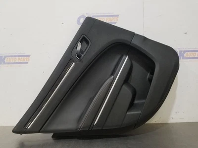 14 2014 CHRYSLER 300 UPTOWN REAR DOOR TRIM PANEL BLACK LEATHER LEFT DRIVER - Image 1 of 4