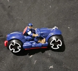 Hotwheels Mattel Marvel Captain America Motorcycle 1186 USED - Picture 1 of 5