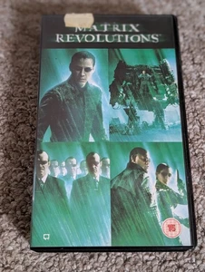 The Matrix Revolutions (2003 - Keanu Reeves) VHS Tape (UK Pal) - Picture 1 of 3