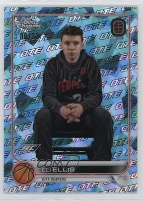 2022-23 Topps Chrome OTE Overtime Elite Sapphire Edition Logo /23 Eli Ellis #30 - Image 1 of 2