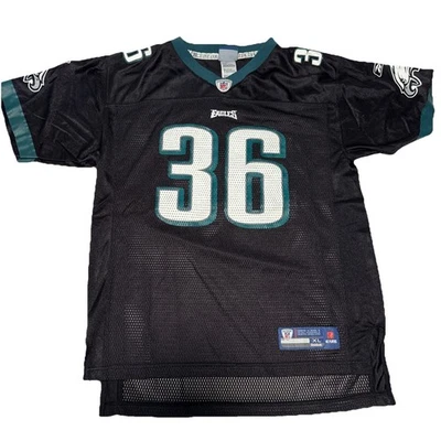 Camiseta de fútbol americano vintage Brain Westbrook Philadelphia Eagles NFL negra niños XL Foto 1 de 4