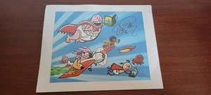 Dav Pilkey handsignierte Cartoon Lithographie - Bild 1 von 11
