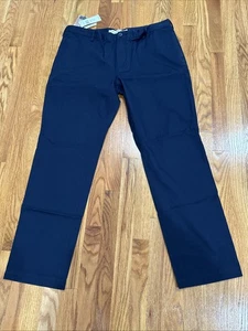 Lacoste Herren normale Passform marineblau Hose Größe 40 Baumwolle neu mit Etikett $ 110 Einzelhandel - Bild 1 von 11