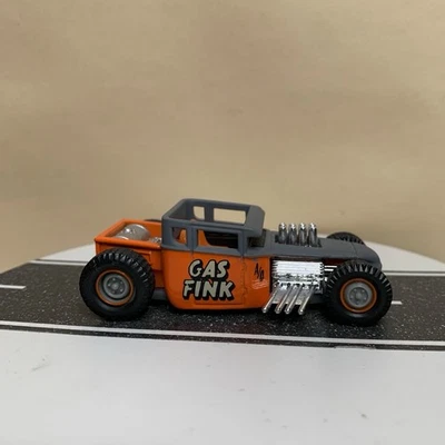 Hot Wheels Custom Classics Bone Shaker Gas Fink Orange/Gray Two-Tone 1/50 NM - Image 1 of 4