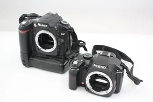 DSLR Digital Cameras Inc Nikon D90 & Pentax KM Bodies Only x 2 - Picture 1 of 6