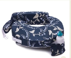 My Brest Friend Nursing Pillow Bluebells Print Removable Cover Adjustable Strap - Picture 1 of 10