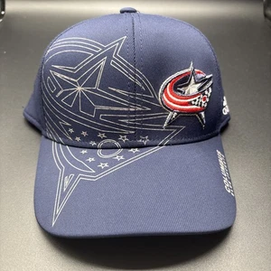 NWT Adidas Columbus Blue Jackets NHL Hockey Fit Hat Cap Size L/XL - Picture 1 of 5