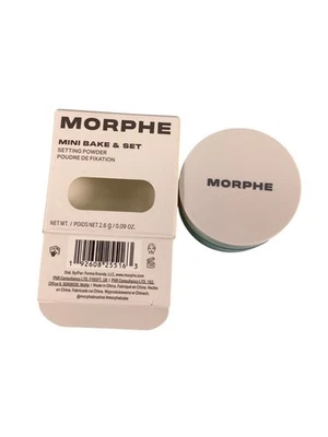 Morphe Mini Bake & Set Setting Powder 2.6g makeup Beauty Lightweight Translucent - Image 1 of 4